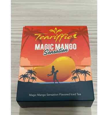Teariffic Magic Mango Sensation Tea (Energy tea for adults) - 1 box, 12 sachets