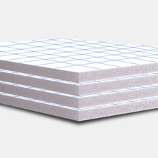 A1 Self Adhesive Foam Board, 10mm White,  (5 Sheets per pack)