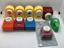 Medium Sized Paper Punches w/Various Shapes Foliage, Balloon, Sun, Etc 10 Total