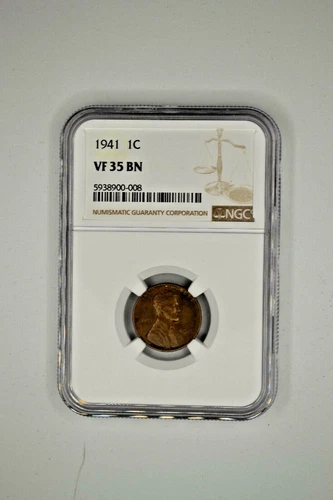 1941 1C VF 35 BN NGC Graded