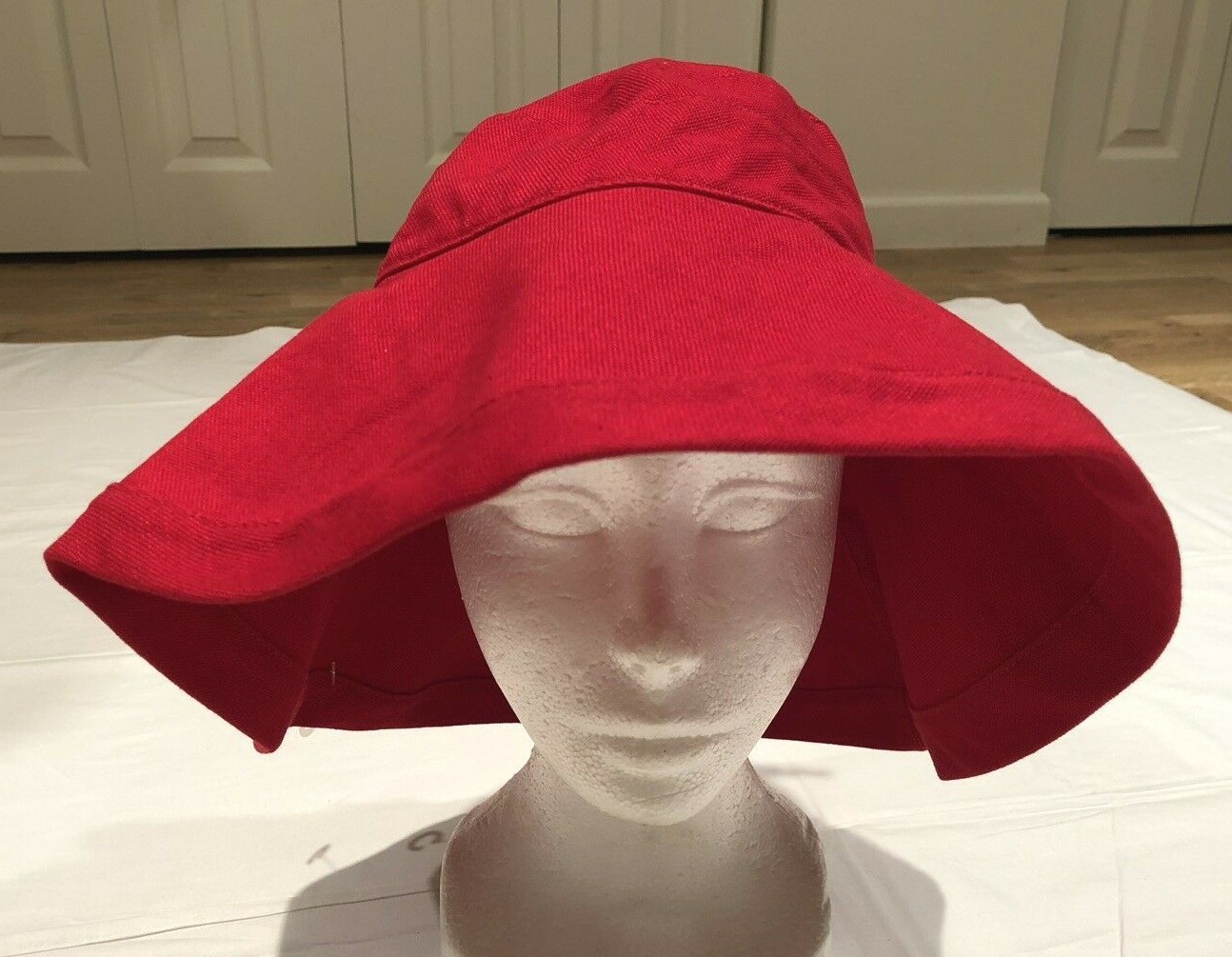 canvas beach hat