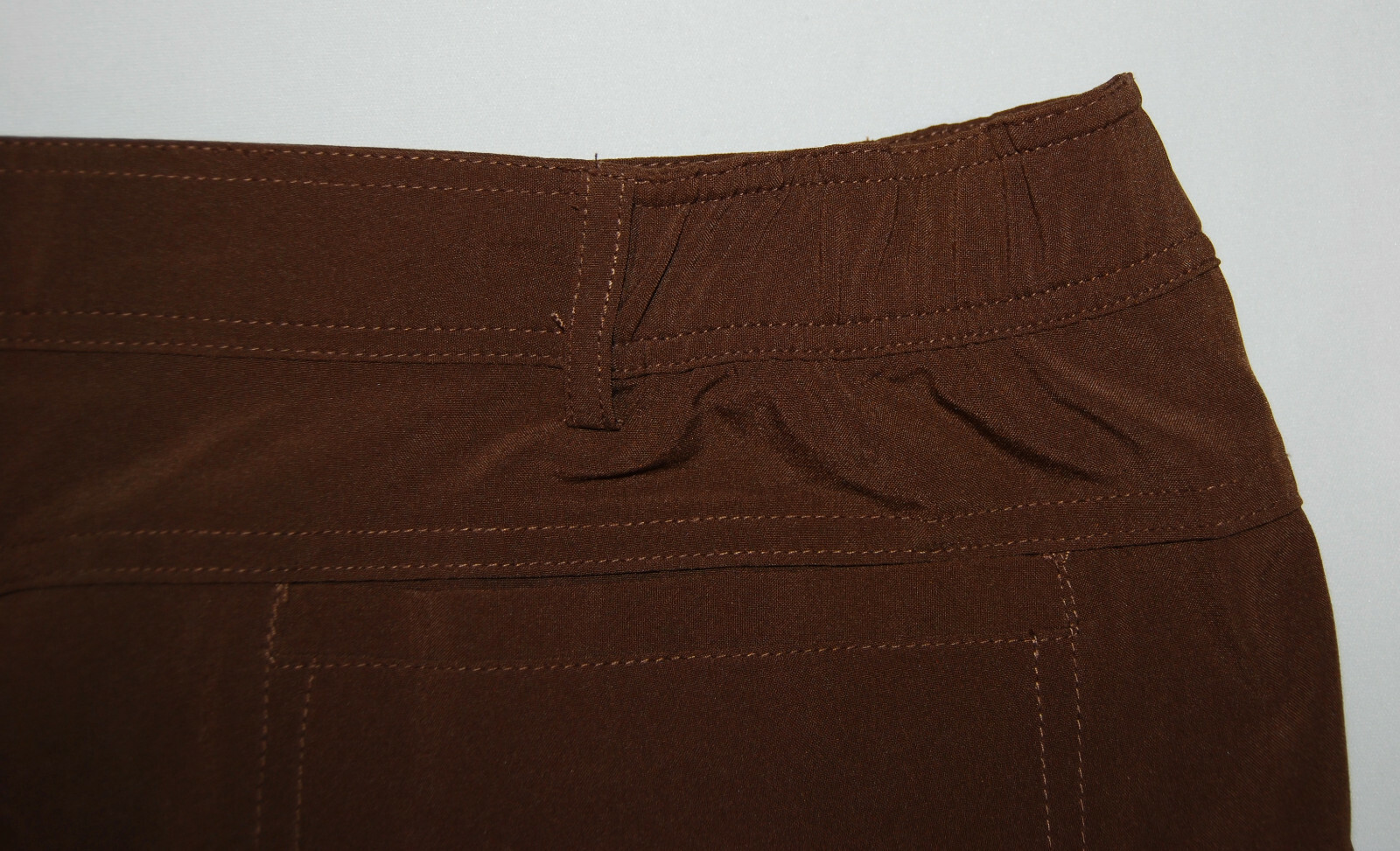 NWOT TravelSmith Women's Dark Brown Stretch Performance Pants sz XL 18