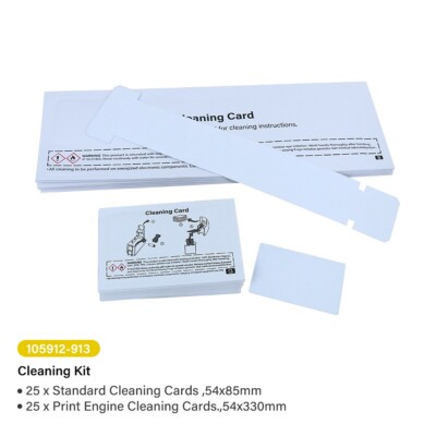 105912-913 Cleaning Kit for Zebra P330m P330i P430i Cleaning Cards for printers