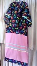 NATIVE AMERICAN RIBBON DRESS ladies small