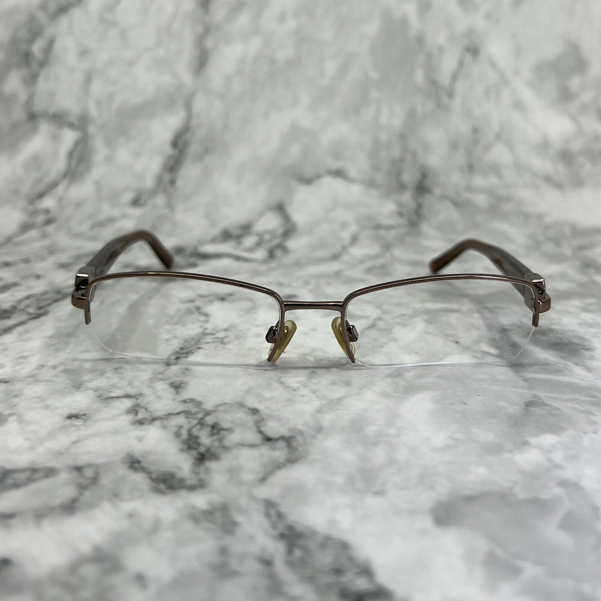 Burberry Eyeglasses B 1146 1016 Brown Half Rim Frame Italy  display picture 3