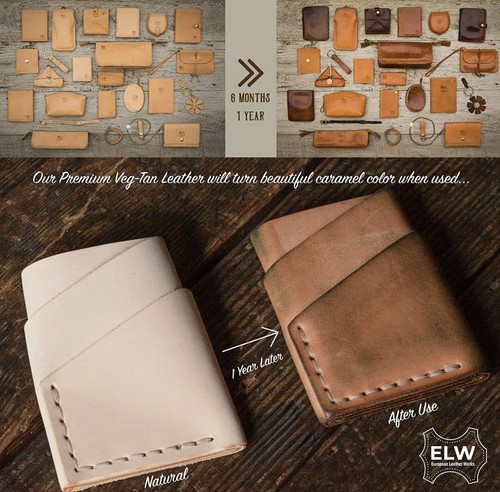 Veg Tan Tooling Leather 2/3 oz (.8-1.2mm) 2 Piece Special Price - Picture 8 of 8