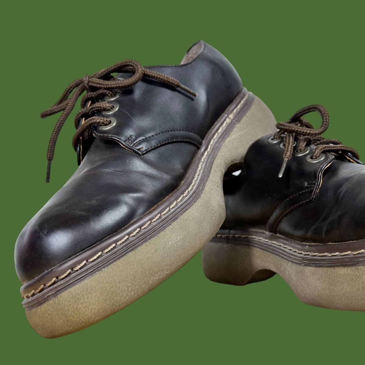 Vintage Y2K SUPER Chunky Lower East Side Platform Oxford