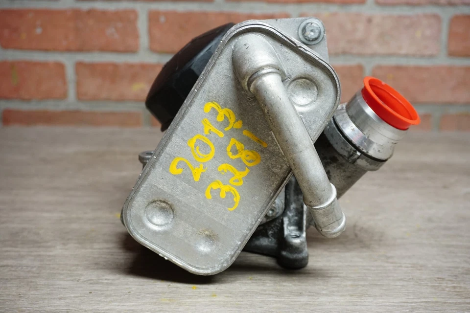 2012-2016 BMW 328I F30 2,0 Л L4 БЕНЗИНОВЫЙ ДВИГАТЕЛЬ МАСЛЯНЫЙ ФИЛЬТР КОРПУС С МАСЛЯНЫМ ОХЛАДИТЕЛЕМ OEM * - Изображение 4 из 4