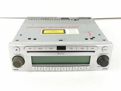 2005 Chrysler Crossfire Radio CD Player Head Unit A1938200486 ohne Code