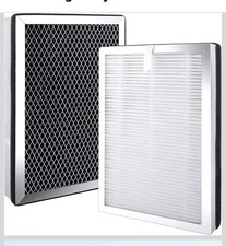 "Filtro de repuesto HEPA verdadero grado H13 para purificador de aire MA aproximadamente 9 1/2 x 6 3/4"""
