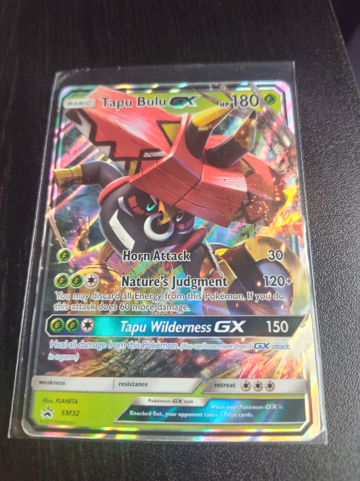 Pokémon TCG Tapu Bulu GX SM32 Promo Card Sun & Moon Black Star Promos