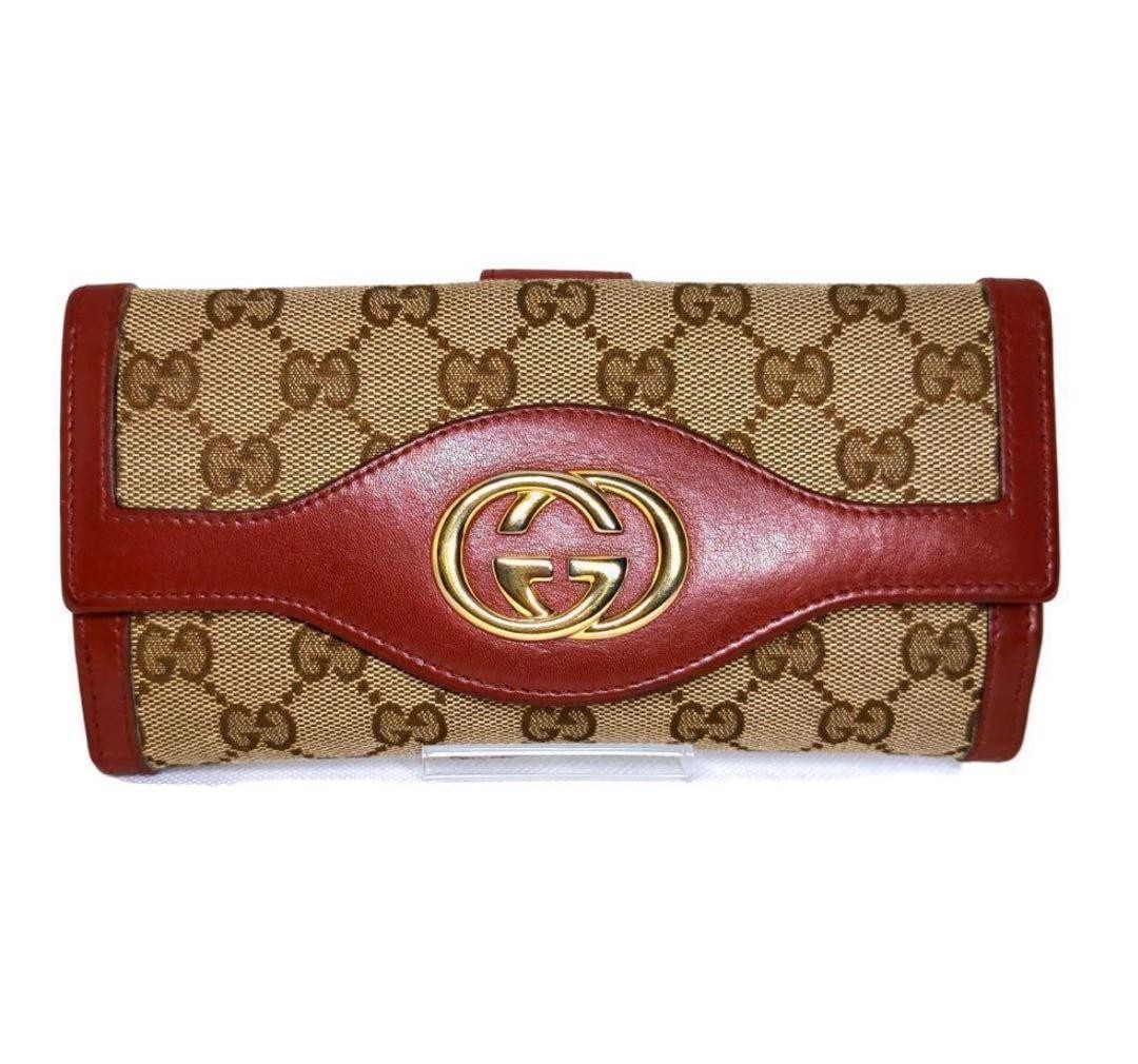 GUCCI Suki Interlocking GG Pattern Canvas Long Wa… - image 7