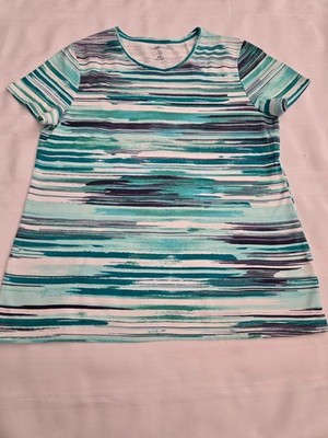 Women's Size Petite Medium Croft & Barrow Short Sleeve Tee