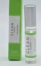 Clean Classic Apple Blossom Eau de Parfum EDP Rollerball .17oz/5mL Travel Size