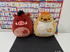 Squishmallow Disney 9” Timon Pumbaa From Lion King Movie New With Tags Plush
