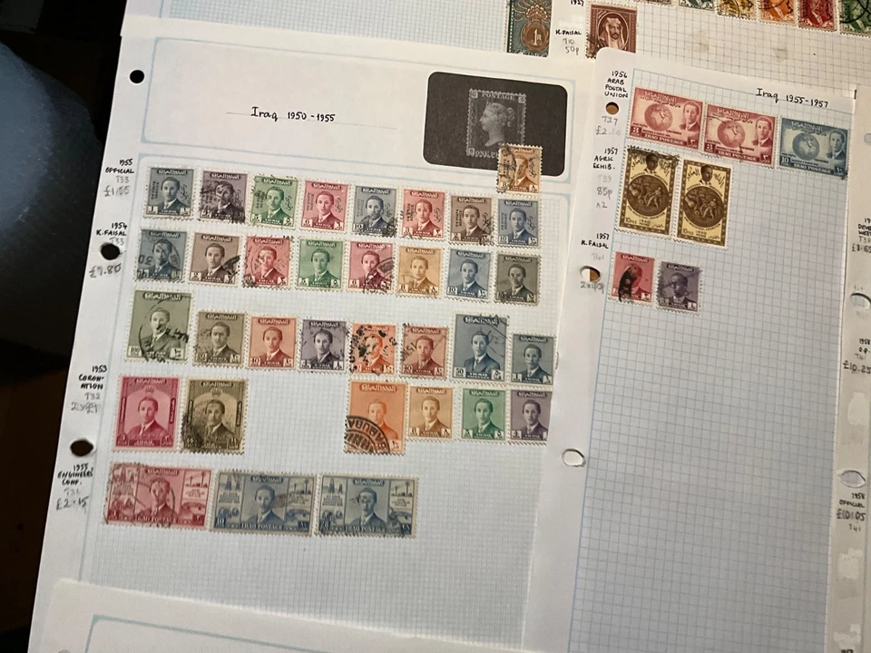 francobolli iracheno da vintage a moderni 50+ fogli a38 - Immagine 4 di 4