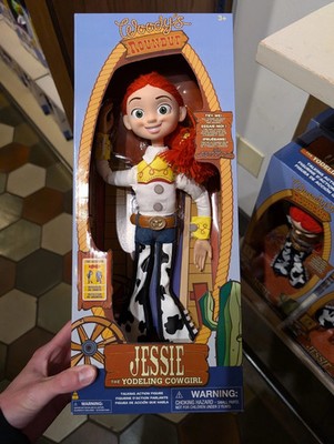 NEW Disney Parks WDW Pixar Toy Story Cowgirl Jessie Doll Talking Action Figure