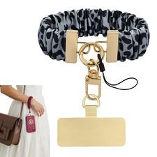 Keychain Wristlet, Stretchy Cell Wristlet Strap, Key Chain Lanyard with Car K...