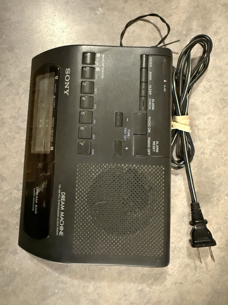 Sony Dream Machine ICF C303 Alarm Clock Radio FM / Am ICFC303