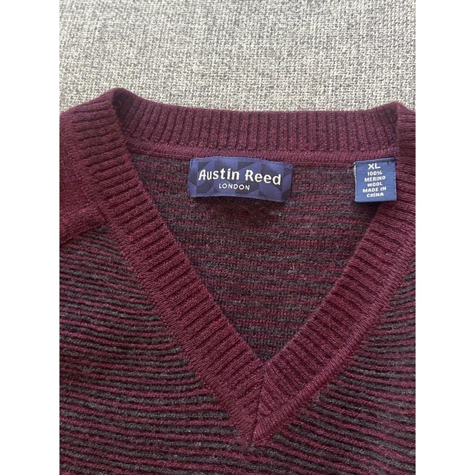 Austin Reed London 100% Merino Wool Sweater Mens XL | eBay UK