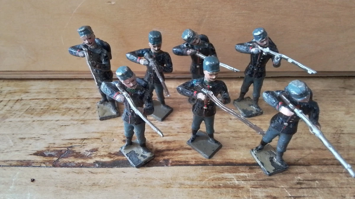 Lot De 7 Figurines CBG Piétons Empire - Vers 1950 - Soldats Anciens