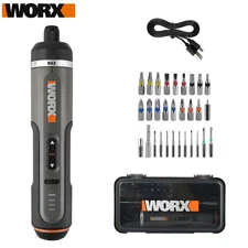 WORX WX240 Mini 4V Cordless Electric Screwdriver – USB Rechargeable Compact Powe