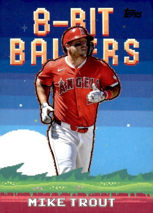 2025 Topps 8-Bit Ballers #8B-2 Mike Trout Los Angeles Angels