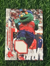 2020 Topps Opening Day Mascot Relics Wally The Green Monster #MR-WGM