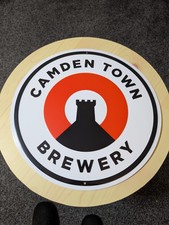 Camden Town Brewery Metal Sign - 40cm - New