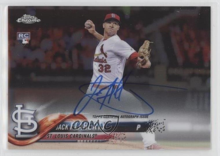 2018 Topps Chrome Rookie Auto Jack Flaherty #RA-JF Auto 0z1i