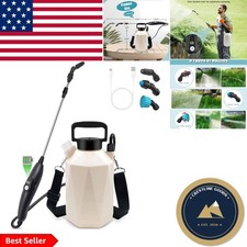 Efficient 1-Gallon Electric Sprayer with LED Battery Indicator Water Filter