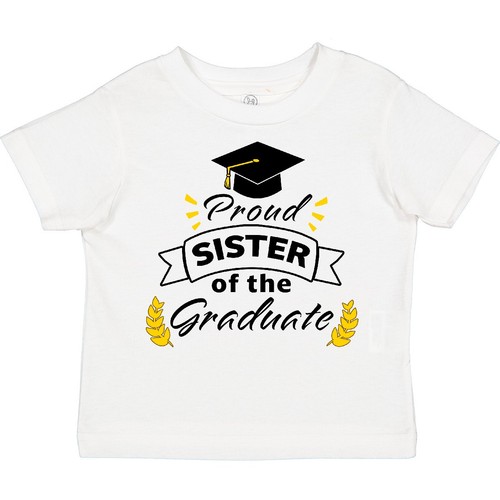 Inktastic Proud Sister Of The Graduate-Family Graduation Toddler T-Shirt Day Big