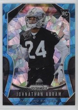 2019 Panini Prizm Rookies Blue Ice Prizm 20/99 Johnathan Abram #319 09j5