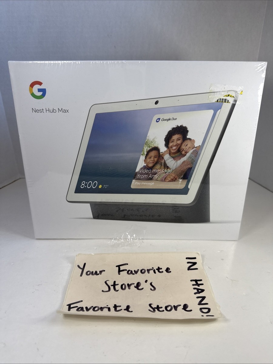 Google Nest Hub Max - Charcoal for sale online | eBay