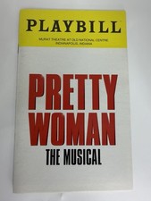 Pretty Woman Broadway Musical Playbill Murat Theatre Old National Feb 2022
