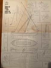 modellino barca a vela da pesca