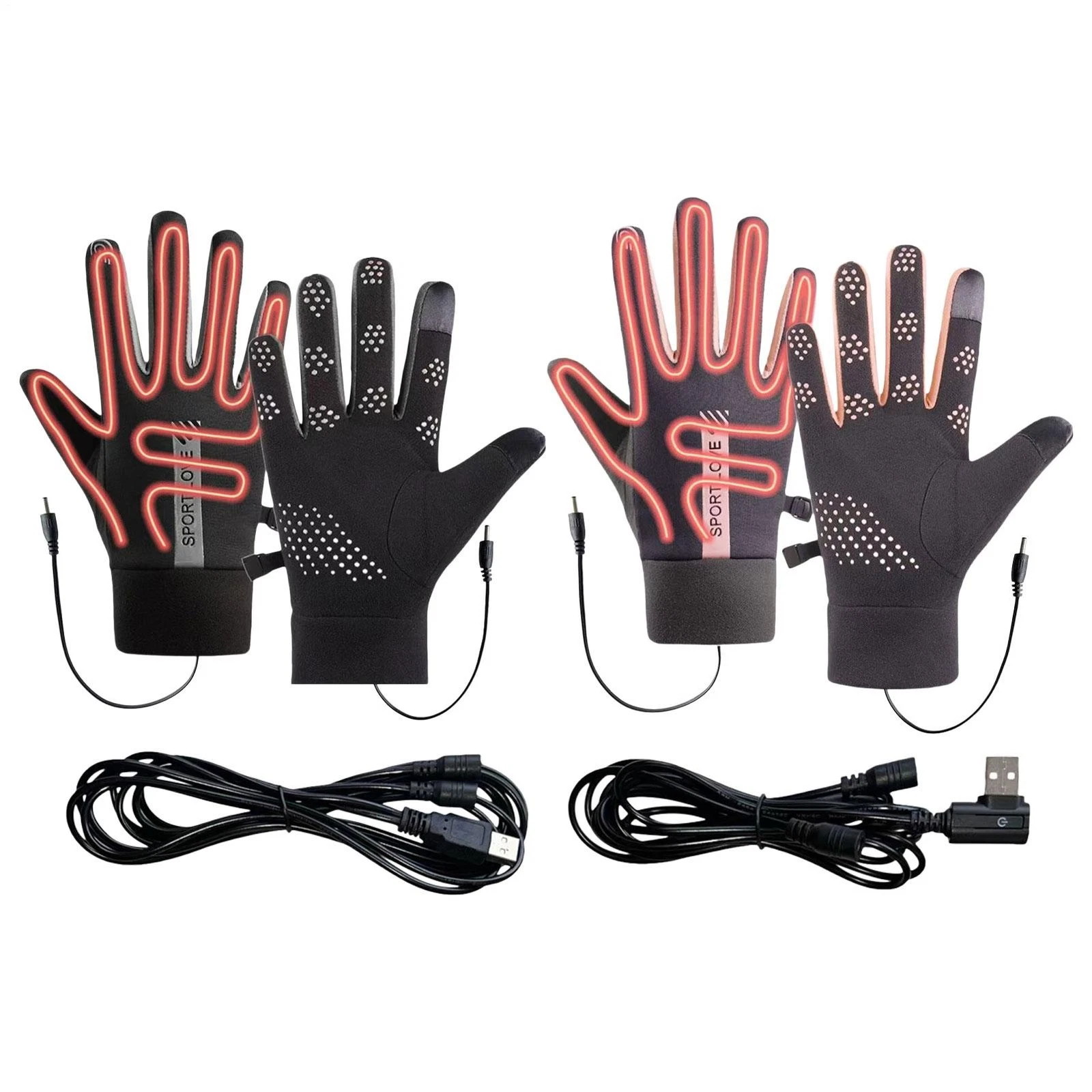 Electric Heated Gloves USB Powered Hand Warmer Windproof Thermal Winter Gloves
Opens in a new window