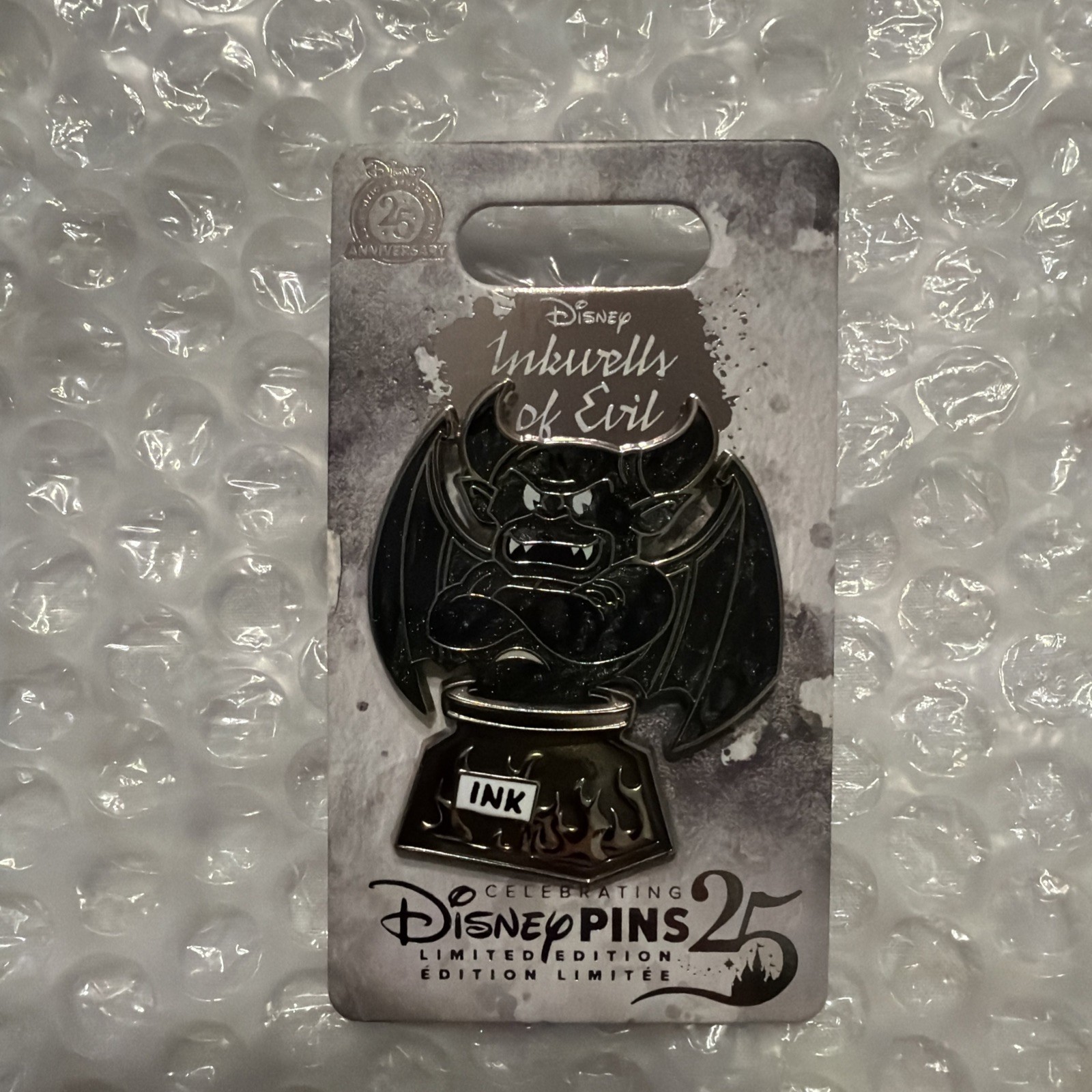 Chernabog Inkwell of Evil Pin Fantasia Villain 12 LE 4000  Disney In Hand 