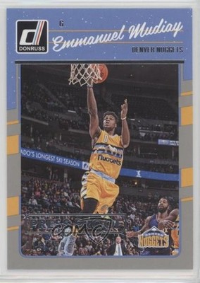 2016-17 Panini Donruss Press Proof Silver /299 Emmanuel Mudiay #85 0d1a