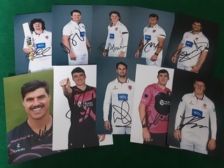 SOMERSET CRICKET JOBLOT OF 10 Hand Signed 6x4 PHOTOGRAPHS