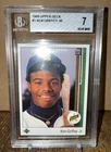 1989 UPPER DECK KEN GRIFFEY JR. #1 Mariners HOF BGS 7