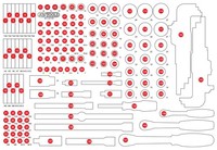 Leere Schaumstoffeinlage Zu 811.0159 - KS Tools 811.0159-97