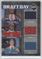 2011 Limited Draft Day Player Trios Materials /100 Von Miller Aldon Smith #3 0s3
