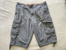 Unionbay Men's Cordova Cargo Messenger Shorts - Color Flint - 36 (Pre-Owned)