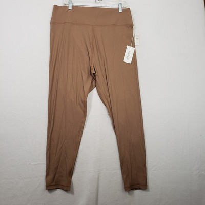 Haven Well Within Balance Rib Knit Leggings Womens XXL 2XL Tigers Eye New NWT