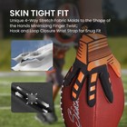 Youth Football Gloves, Kids Sticky Receiver Gloves,Super Grip for Boys Medium — photo 4