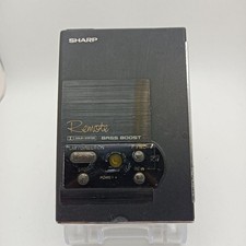 SHARP JC-K30 Being HEADPHONE STEREO PLAYER Remote BASS BOOST Black DC1.5V