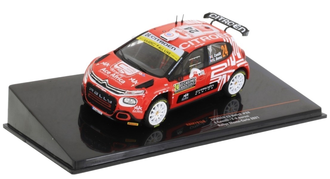 Citroën C3 Rally 2 IXO 1/43 idée cadeau pour passionné de sport automobile