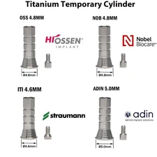 Dental Multi-unit Abutment Temporary Cylinder Fits Hiossen/Nobel/Adin/ITI