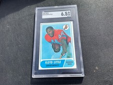 1968 TOPPS #173 FLOYD LITTLE ROOKIE SGC 6.5 EXMT+